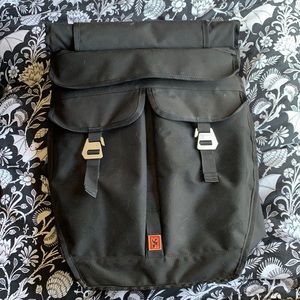 Chrome Industries rolltop bag.